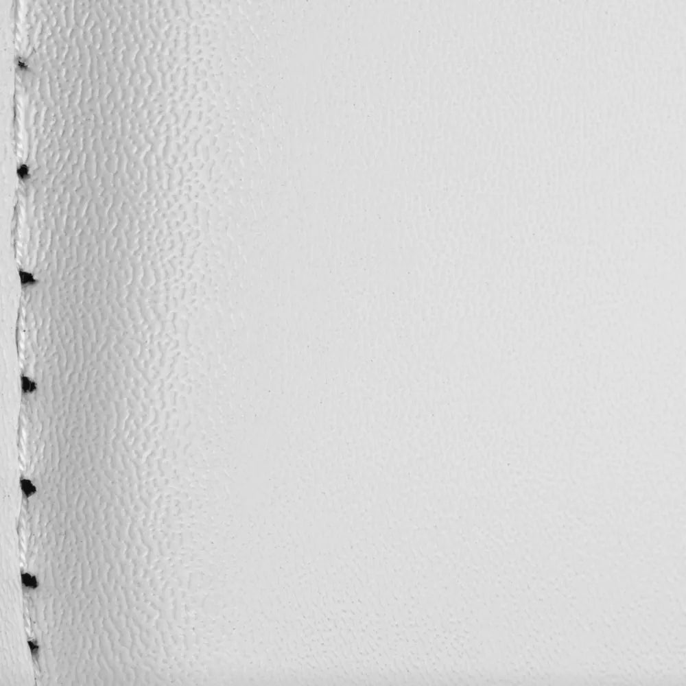 Barstol QS-B08 Vit – Ekoläder, Gaslyft & 360° Rotation