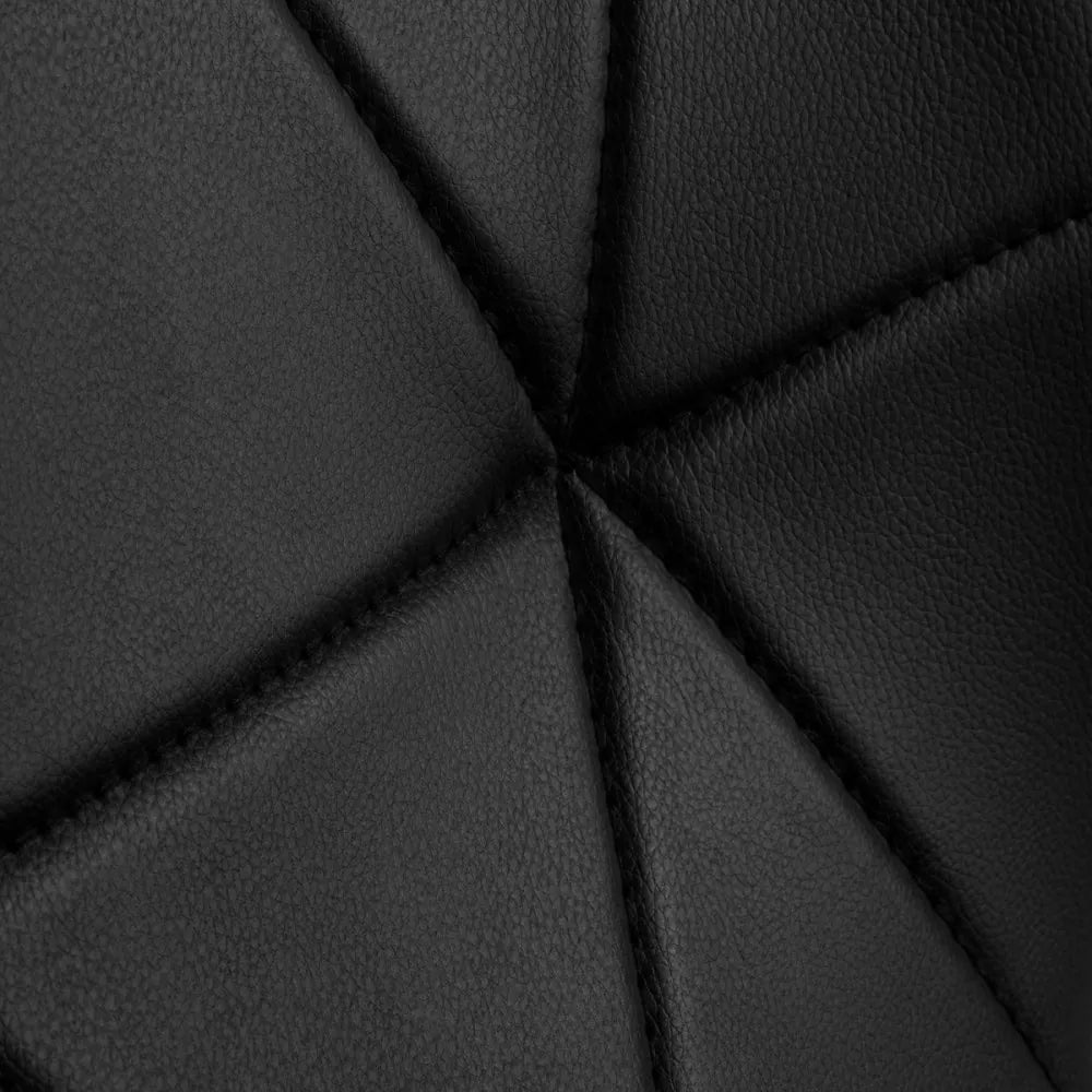 Kosmetisk stol i konstläder chrome bas