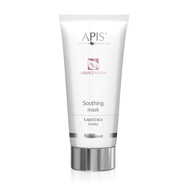 Apis Rosacea-Stop Lugnande Mask 200 ml – Agascalm™, Azelainsyra & Chaga