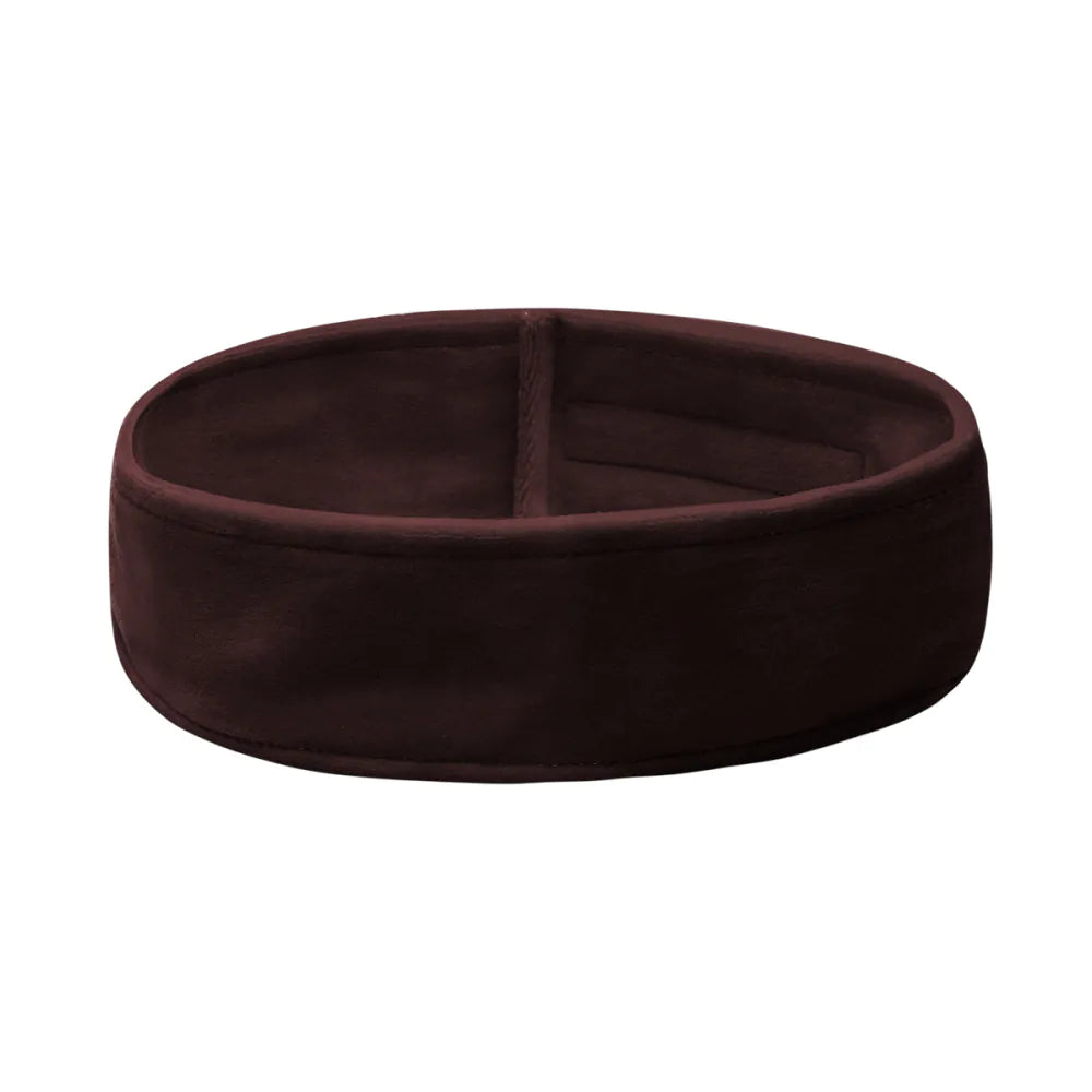 Kosmetiskt Sammets Hårband – Brun