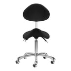Giovanni 1004 Ergonomisk Sadelstol med Ryggstöd – Silverbas
