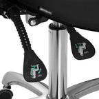 Giovanni 1004 Ergonomisk Sadelstol med Ryggstöd – Silverbas