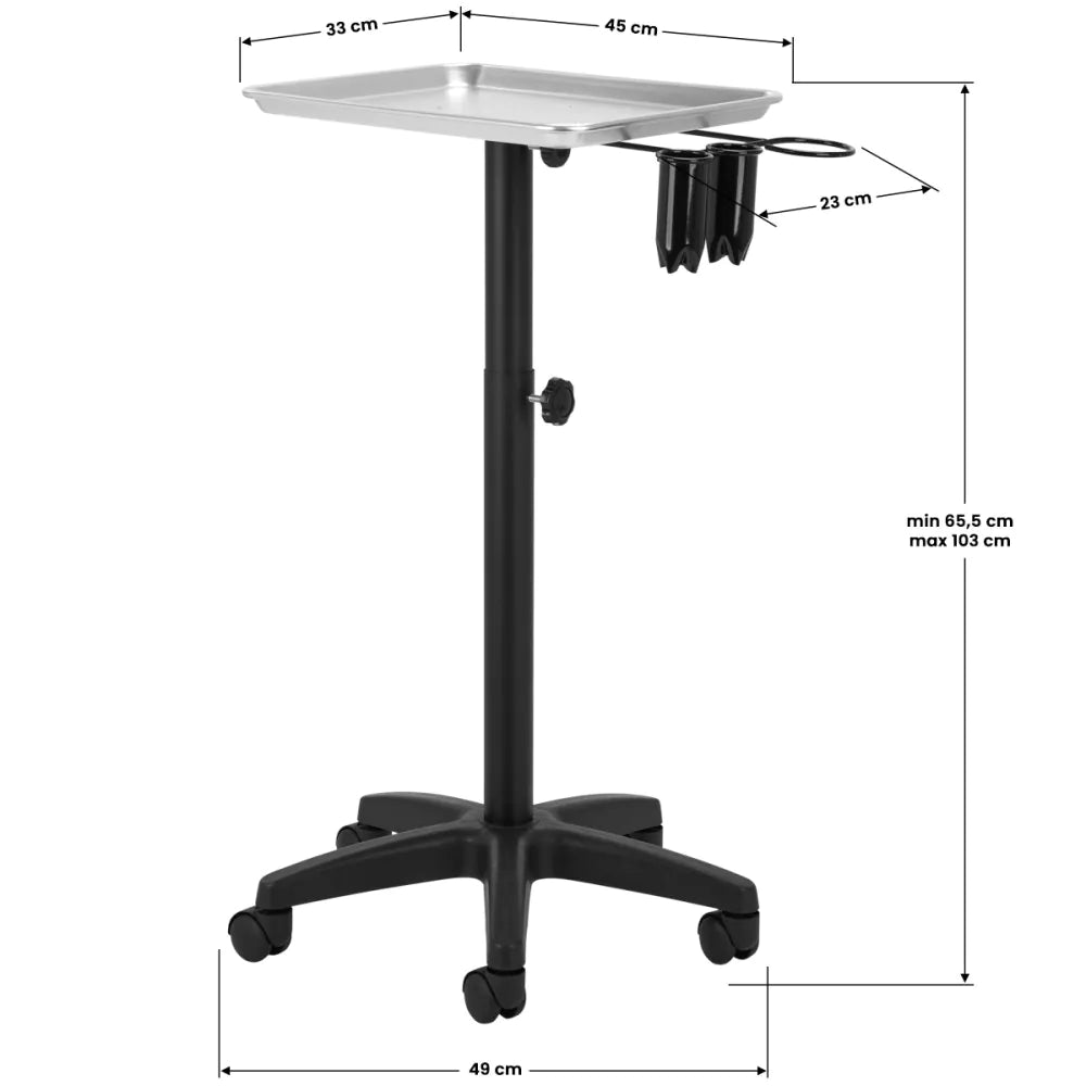 Gabbiano L-121B Frisörassistent – Mobilt Rullbord för Salong