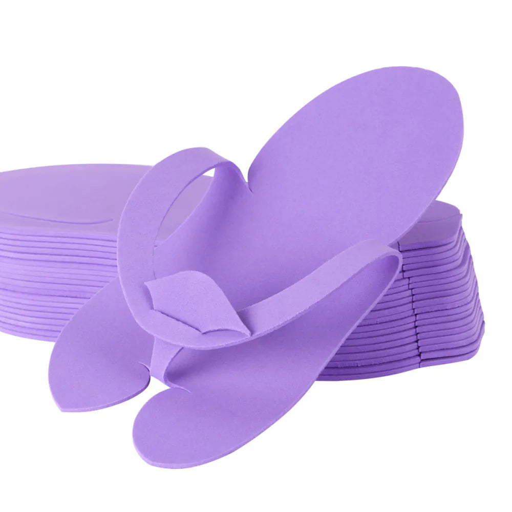 Engångsflipflops i Skum 10 par – Blandade Färger för Salong & Spa