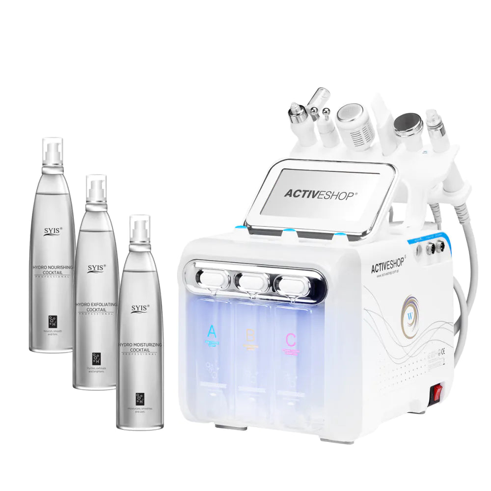Hydro Dermabrasion 6i1 Maskin+ Syis hydrovätskeset