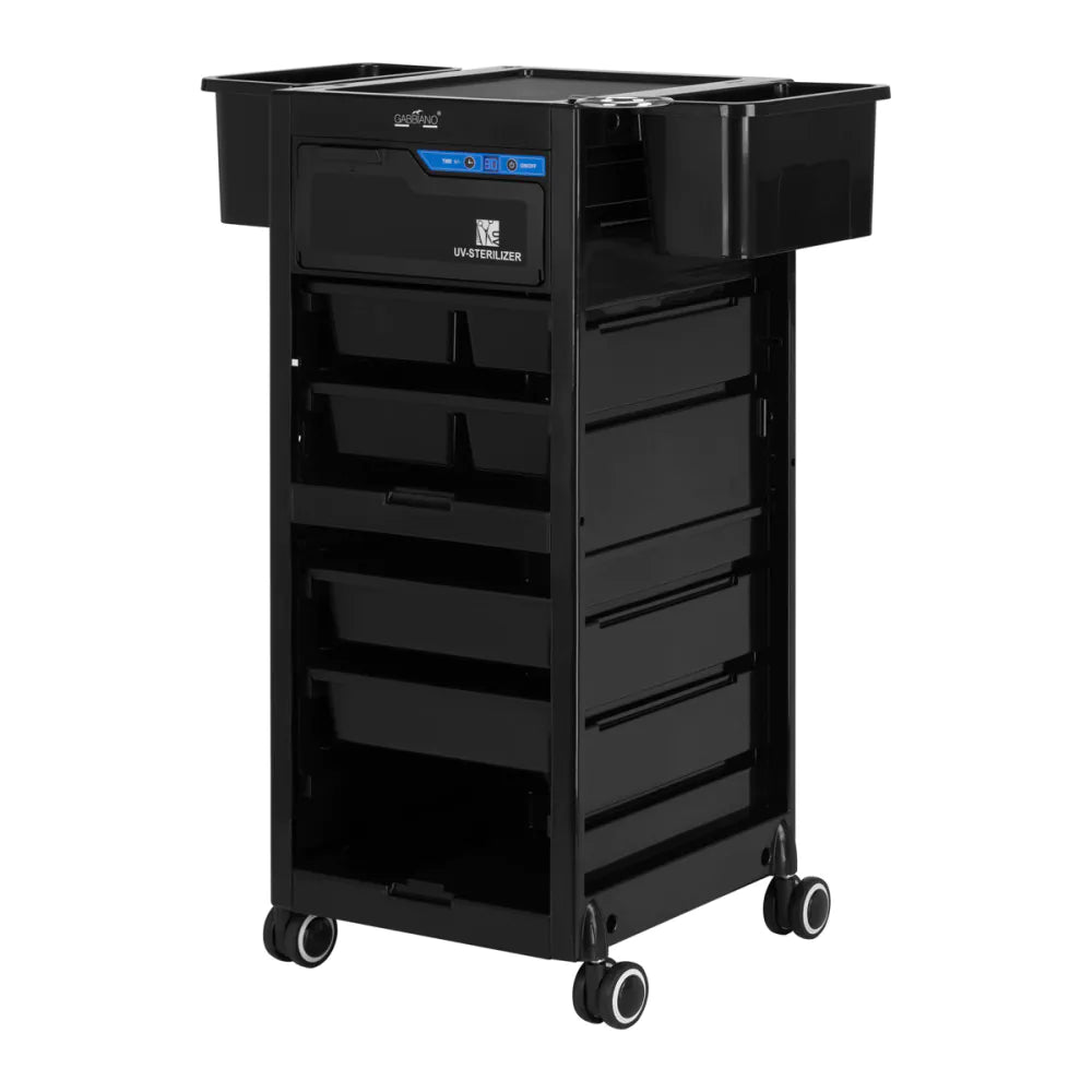 Gabbiano 68UV Frisörassistent med UV-Sterilisator – Svart