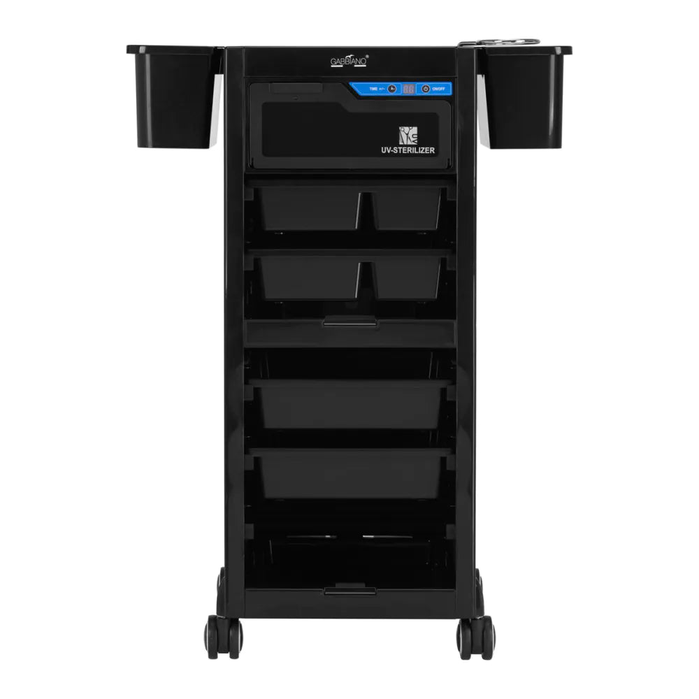 Gabbiano 68UV Frisörassistent med UV-Sterilisator – Svart