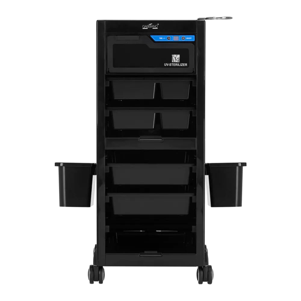 Gabbiano 68UV Frisörassistent med UV-Sterilisator – Svart