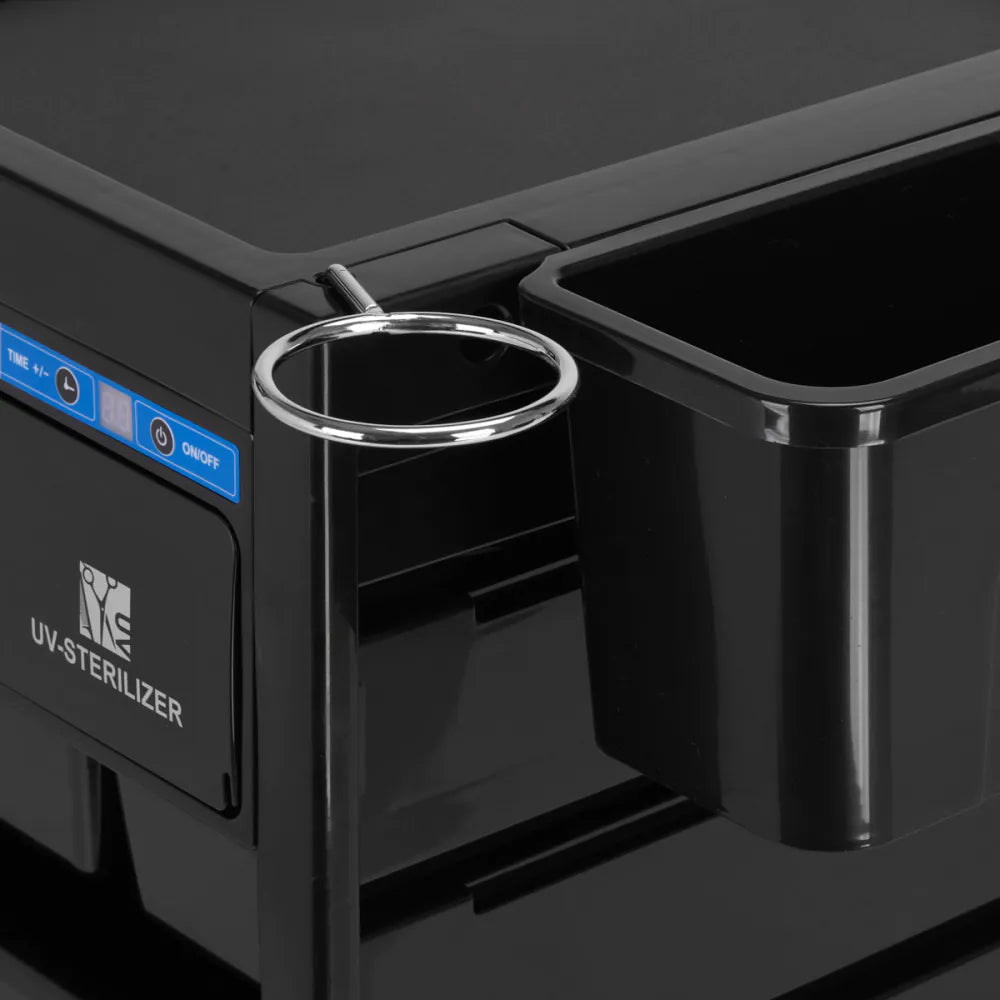 Gabbiano 68UV Frisörassistent med UV-Sterilisator – Svart
