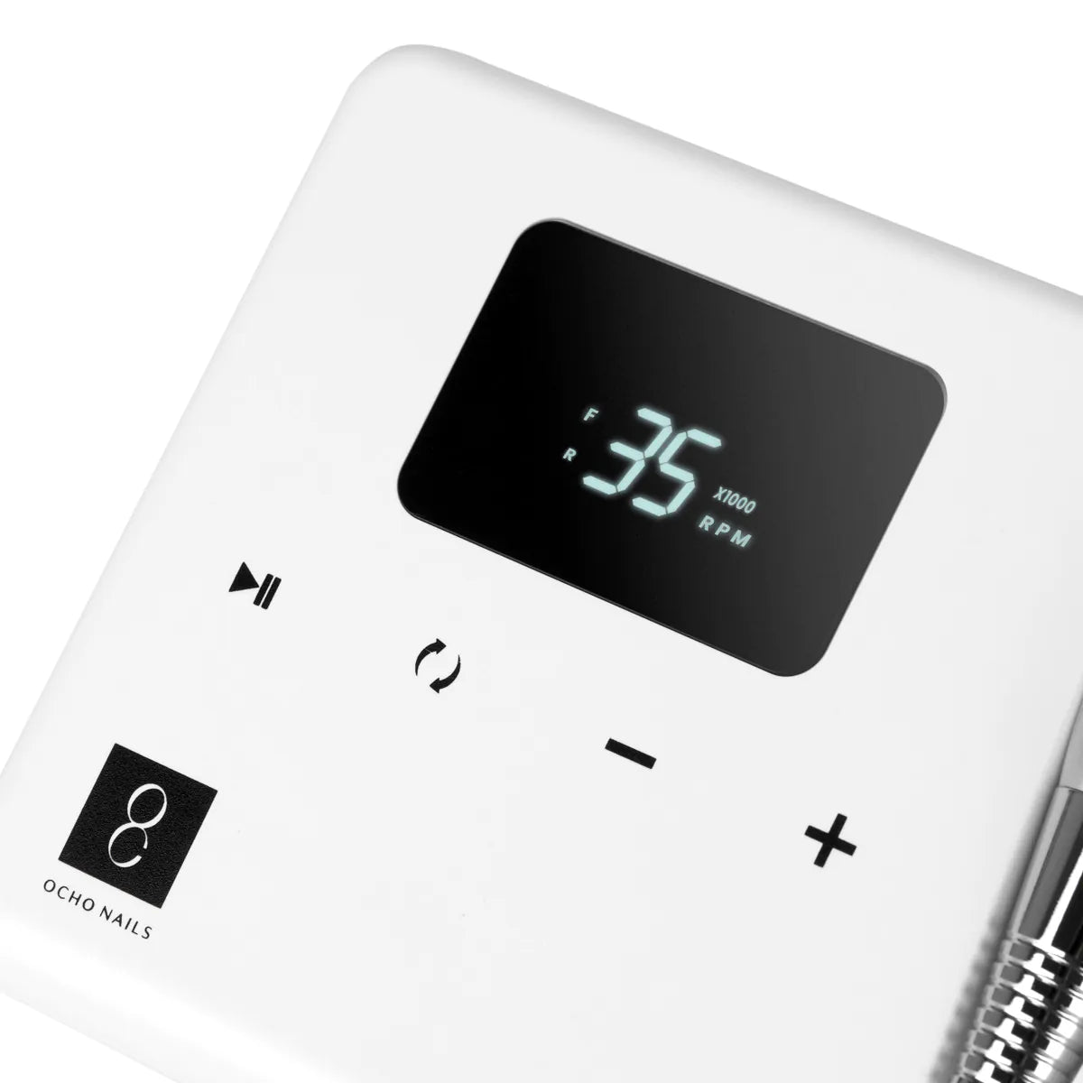 Elektrisk nagelfil OCHO TECHNIC 65W inkl 5 nagelbitsar  Vitt