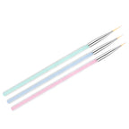 Set of 3 decorating brushes