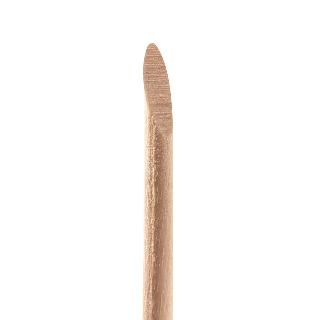 Nagelbandspinnar i Trä 100-pack – 15 cm Manikyr & Pedikyr