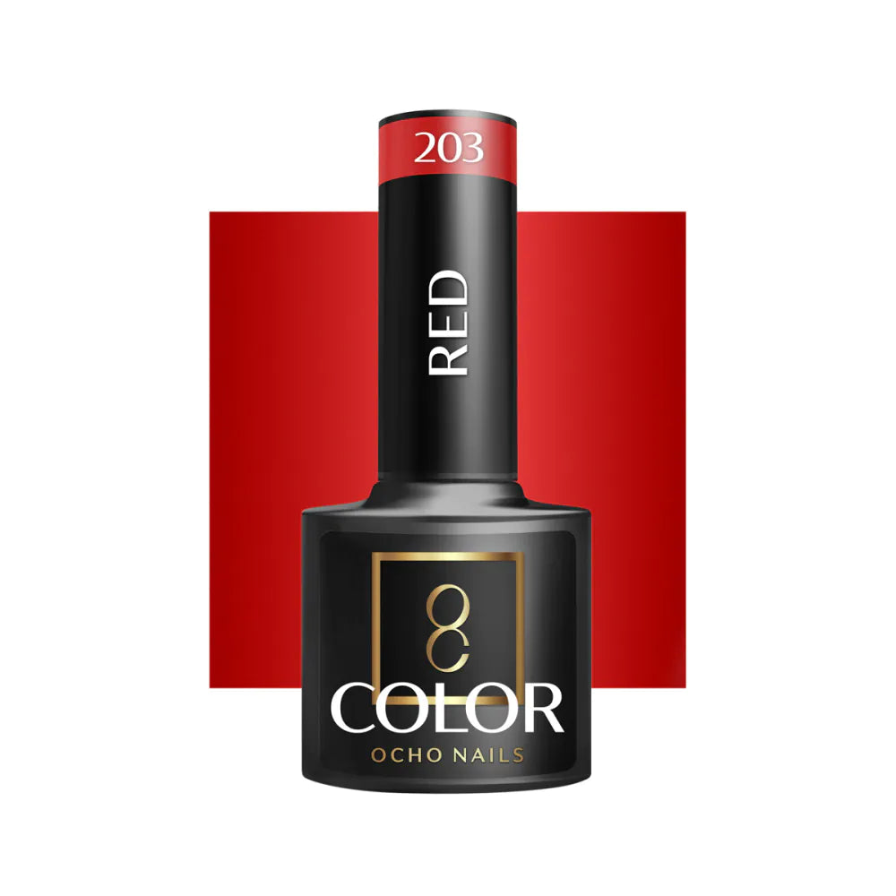 Kollektion Red 203 5g – Professionellt Gellack