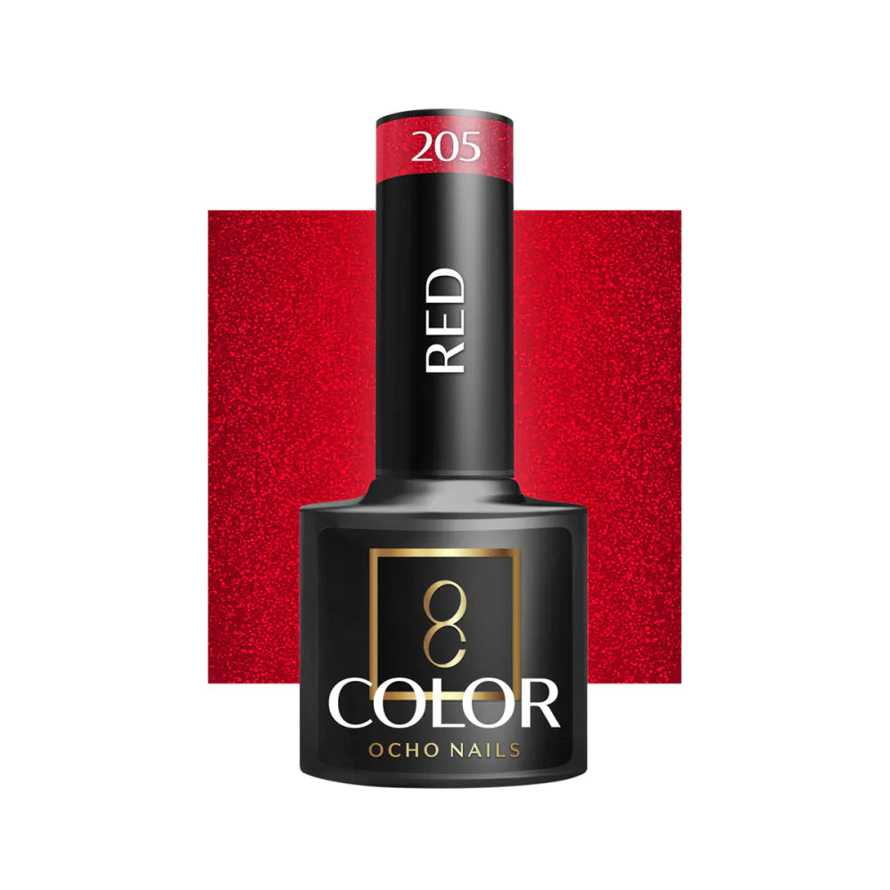 Kollektion Red 205 5g – Professionellt Gellack