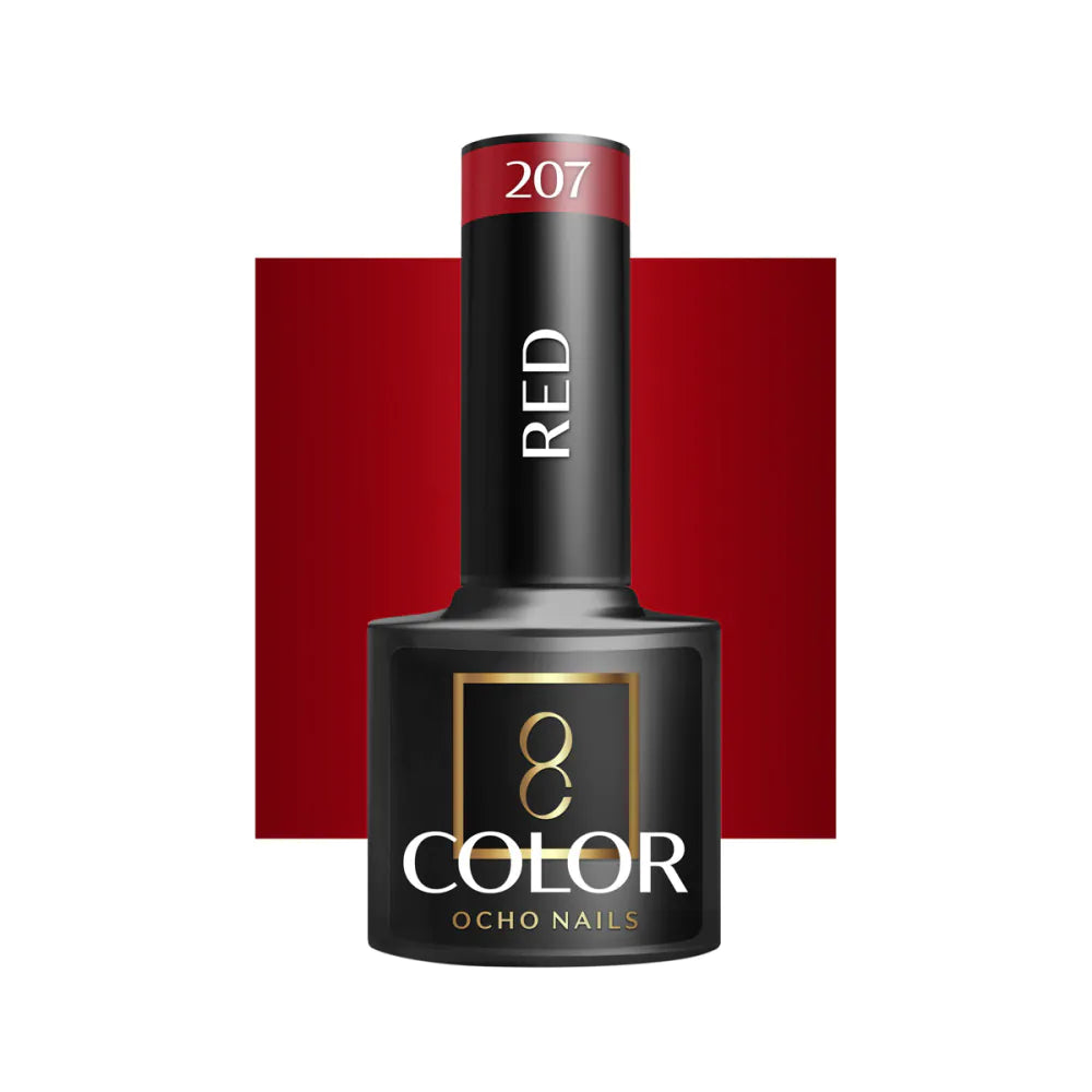 Kollektion Red 207 5g – Professionellt Gellack