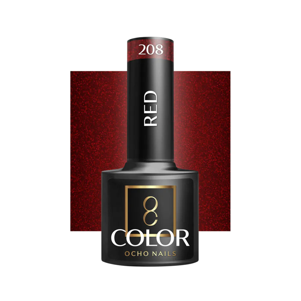 Kollektion Red 208 5g – Professionellt Gellack