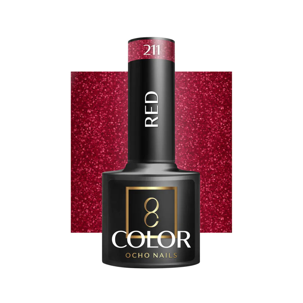 Kollektion Red 211 5g – Professionellt Gellack