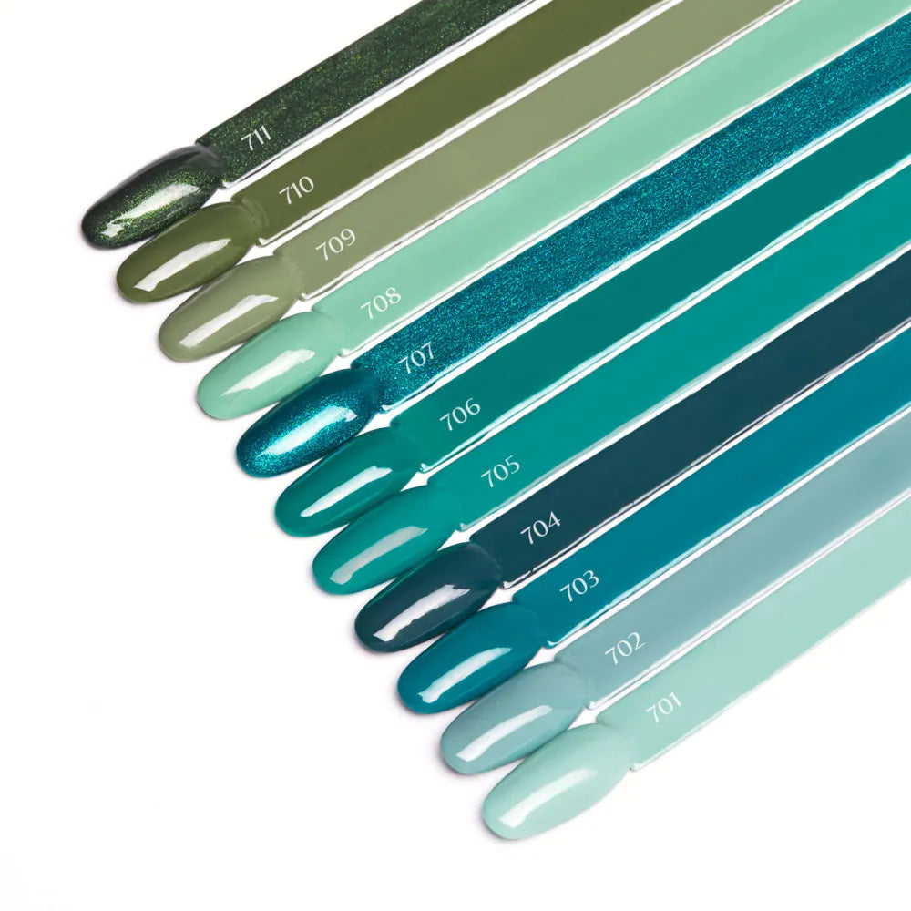 Kollektion Green 704 – Professionellt Gellack
