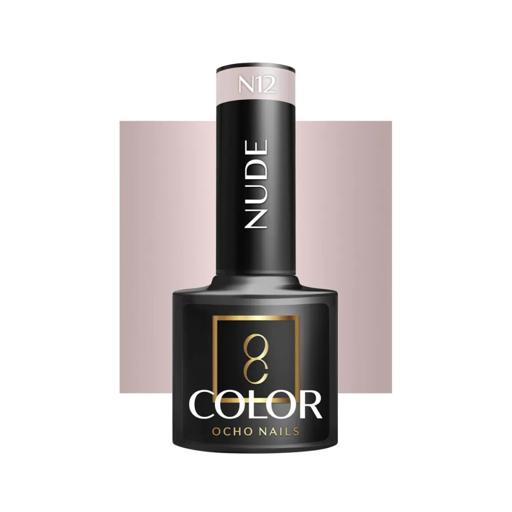 OCHO NAILS Gellack Nude N12 5g – Professionellt Gellack