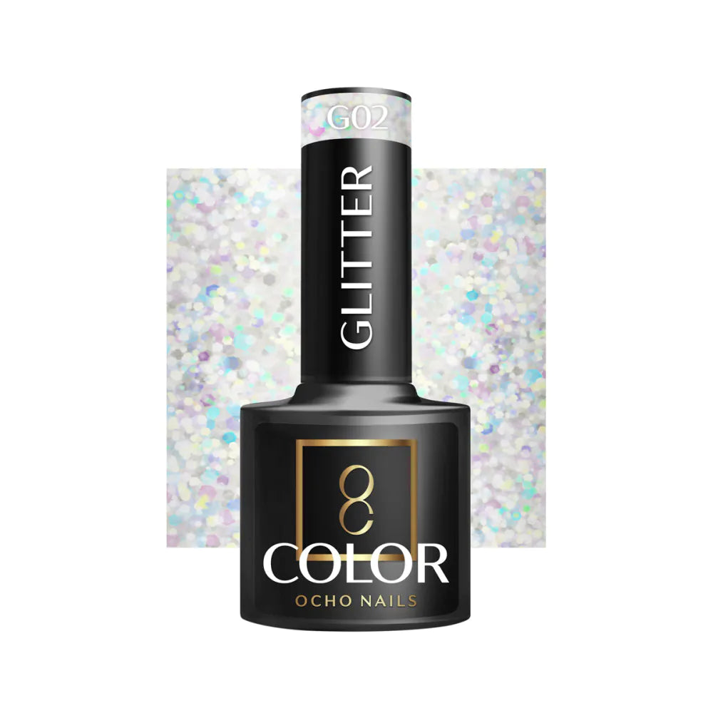 Glitter gel polish G02-5g