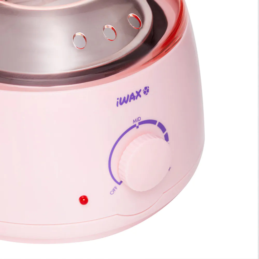 Vaxvärmare iWax 100 - Professionell Elektrisk Vaxapparat rosa