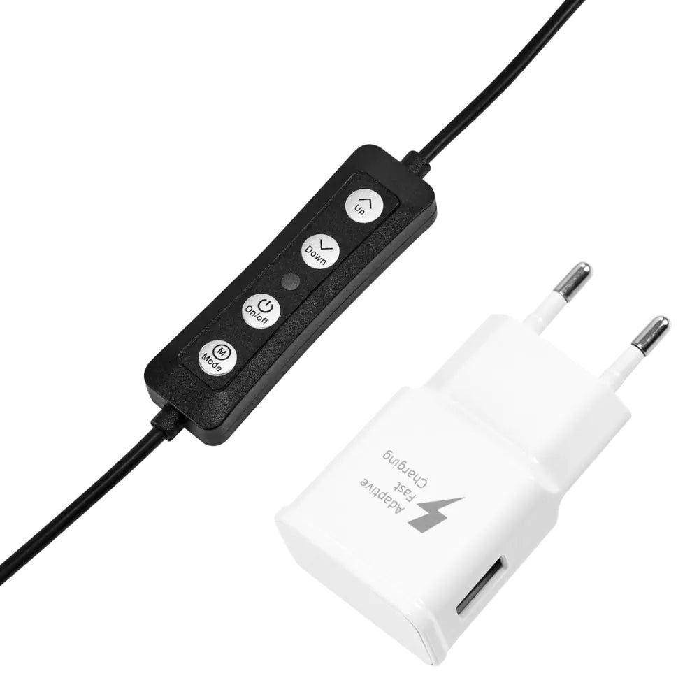 GLOW ringlampa ring 13" bsc med stativ 10W