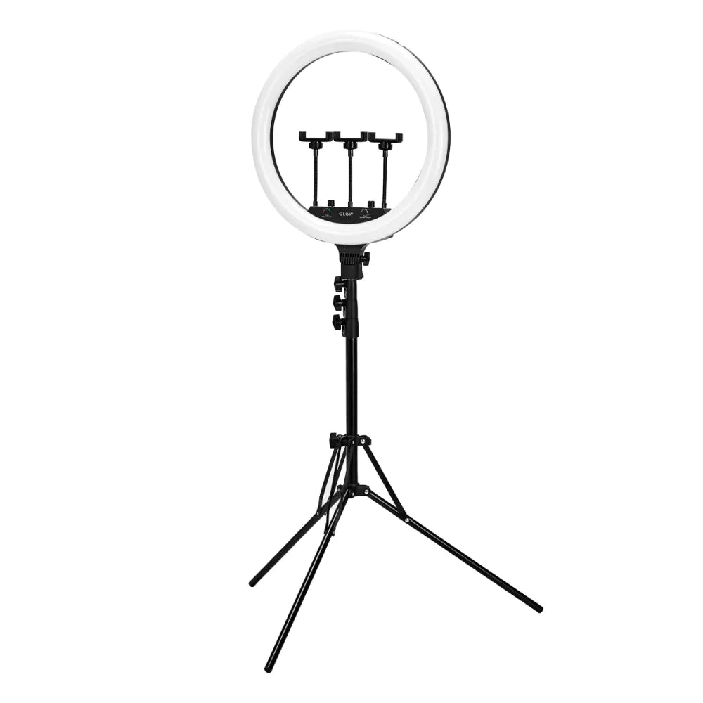 GLOW ringlampa 18" bsc med stativ 45W