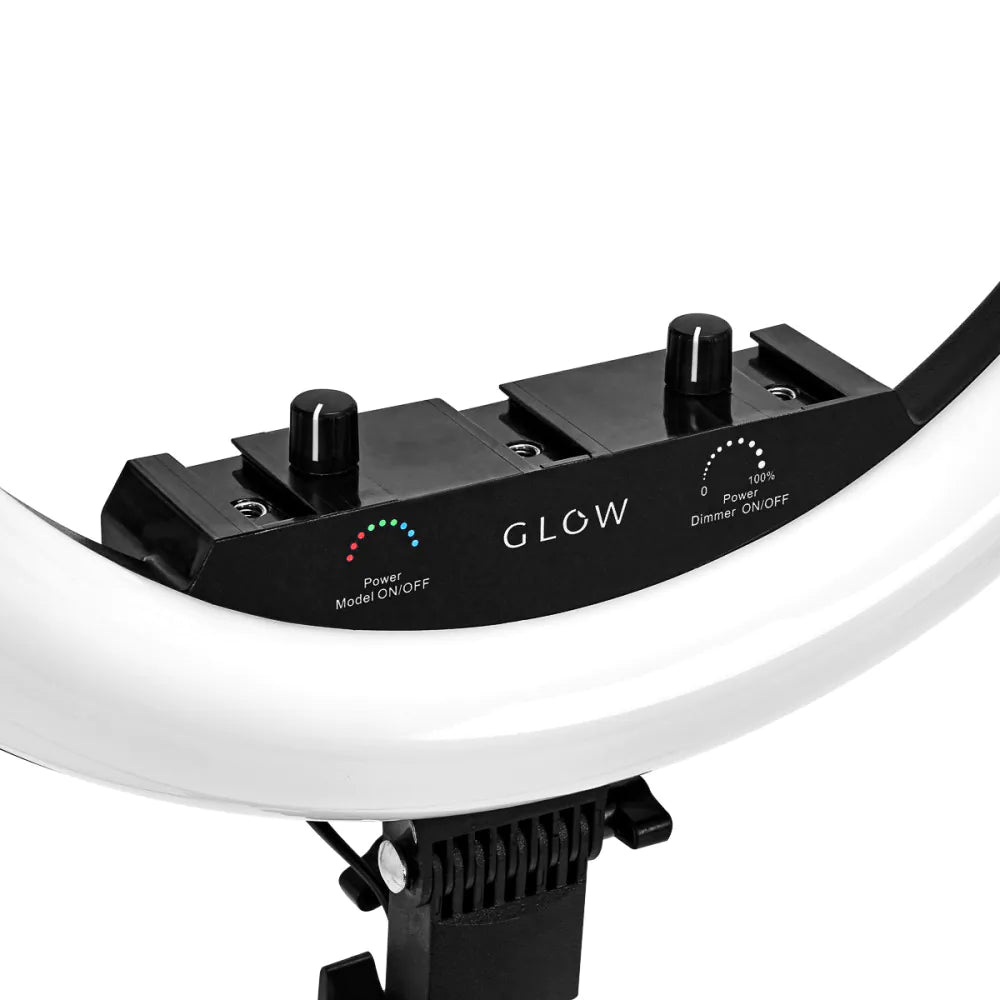 GLOW ringlampa 18" bsc med stativ 45W
