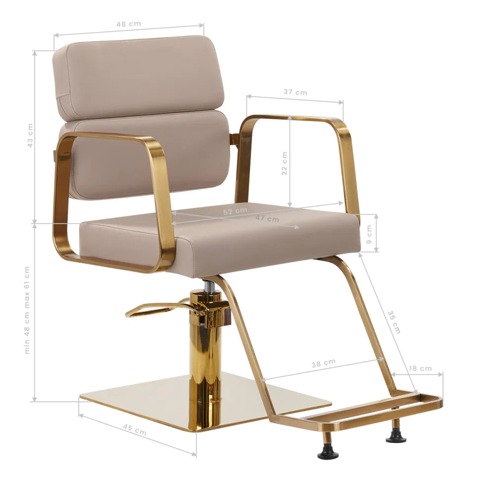 Gabbiano Porto GM frisörstol beige