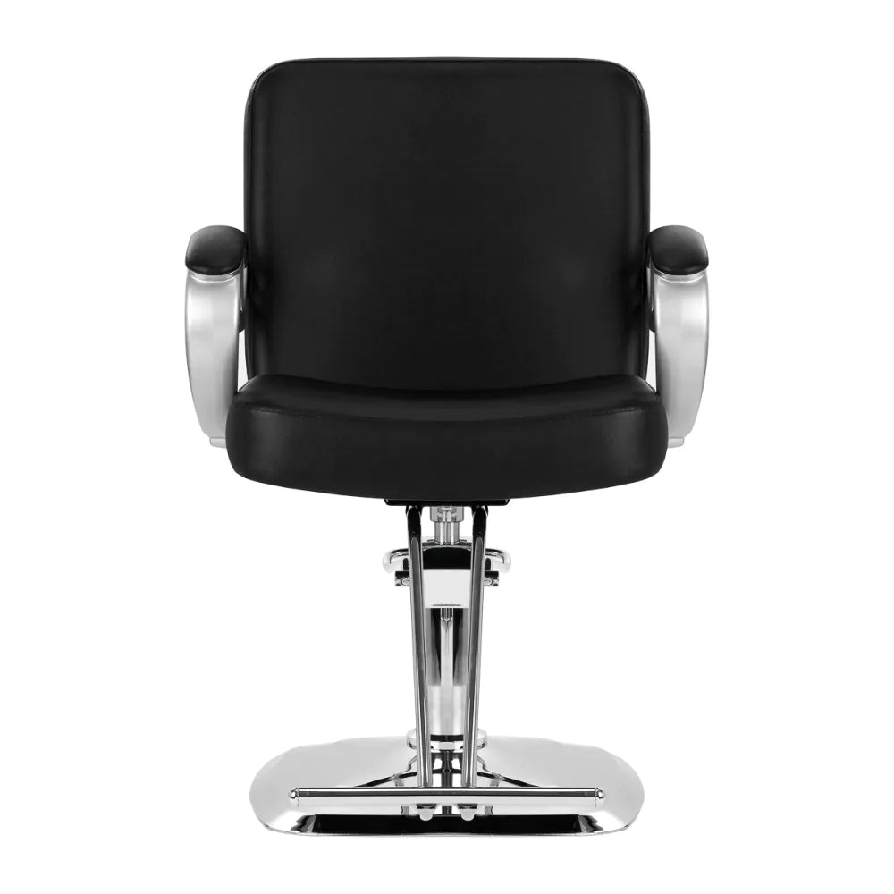 Hair System ZA31 Frisörstol Svart – Hydraulisk Lyft & Fullrotation