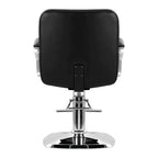 Hair System ZA31 Frisörstol Svart – Hydraulisk Lyft & Fullrotation