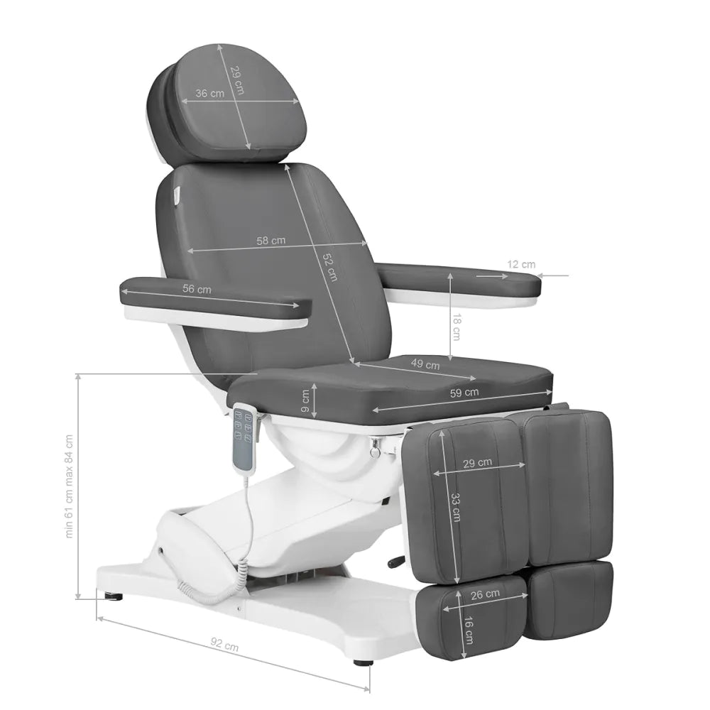 Sillon  elektrisk behandlingssäng fotvårdsstol