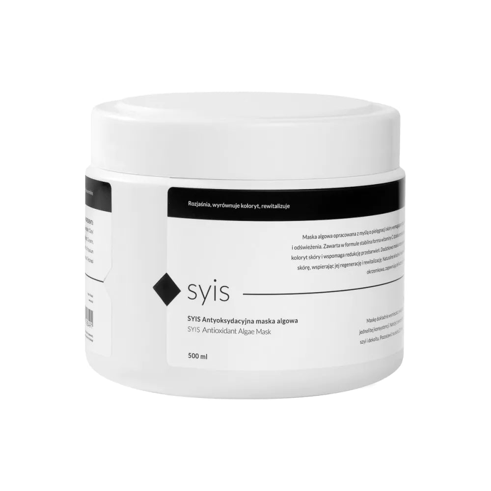 SYIS Antioxidant Algmask med C-Vitamin 500 ml – Professionell Behandlingsmask