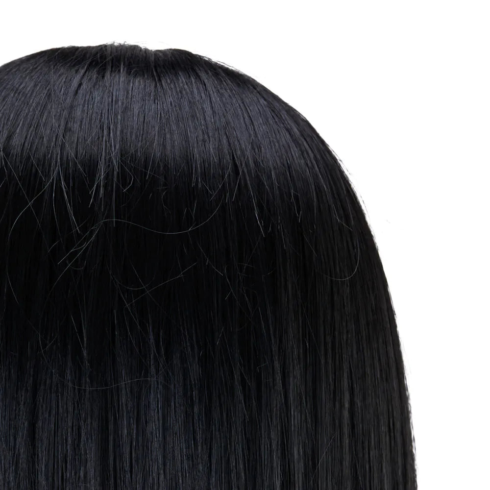 Träningshuvud Gabbiano WZ4 | Syntetiskt Hår med Skägg | Frisörövning H1