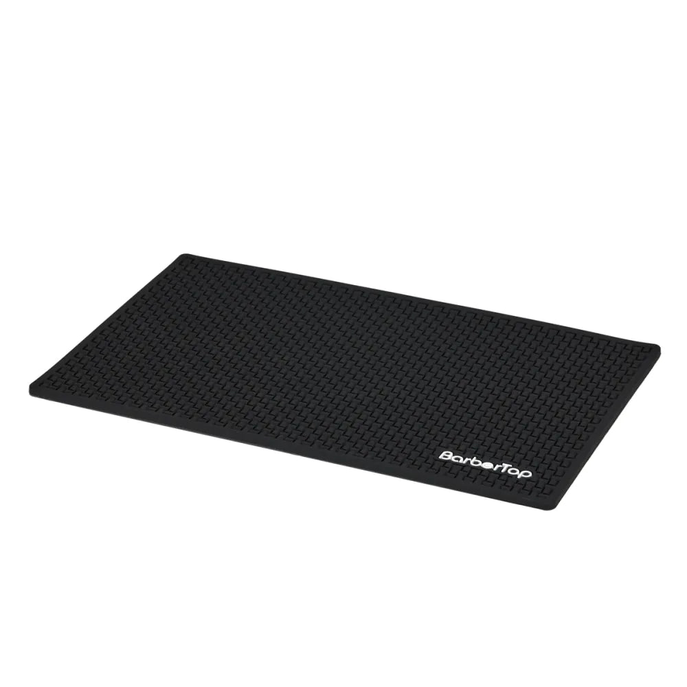 Barbermatta i Gummi – Halkfri Arbetsmatta för Barbershop 30x19 cm