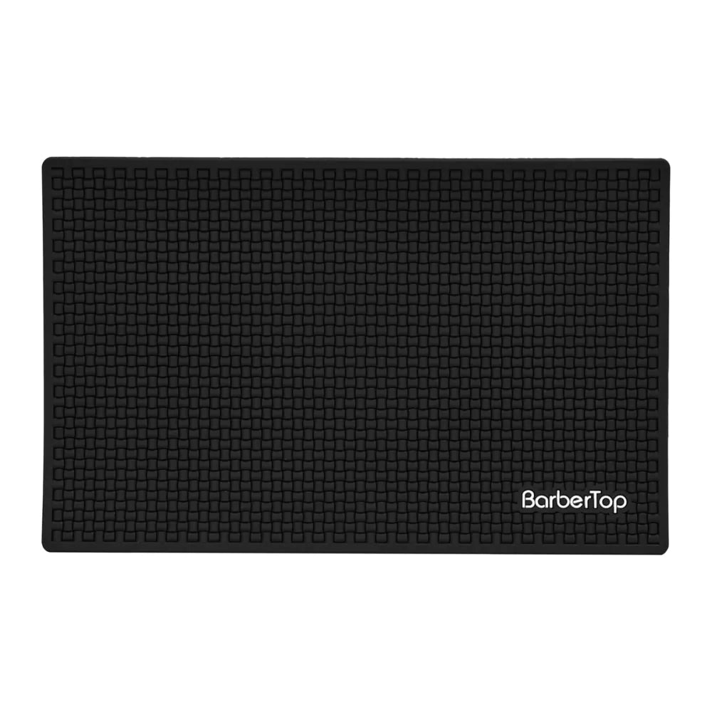 Barbermatta i Gummi – Halkfri Arbetsmatta för Barbershop 30x19 cm