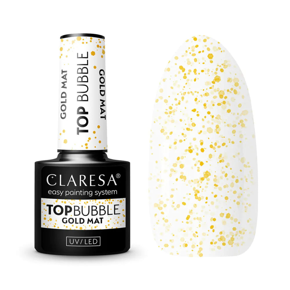 Claresa Top Bubble Guld Matt No Wipe 5g