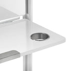 Gabbiano MI-03 Frisörkonsol – Modern Spegel med Hopfällbar Hylla
