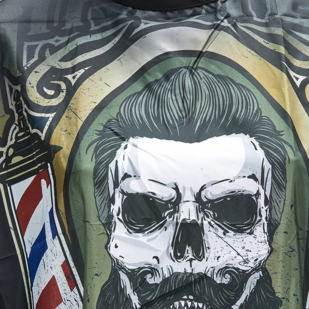 Barberkappa med gummikrage J-455