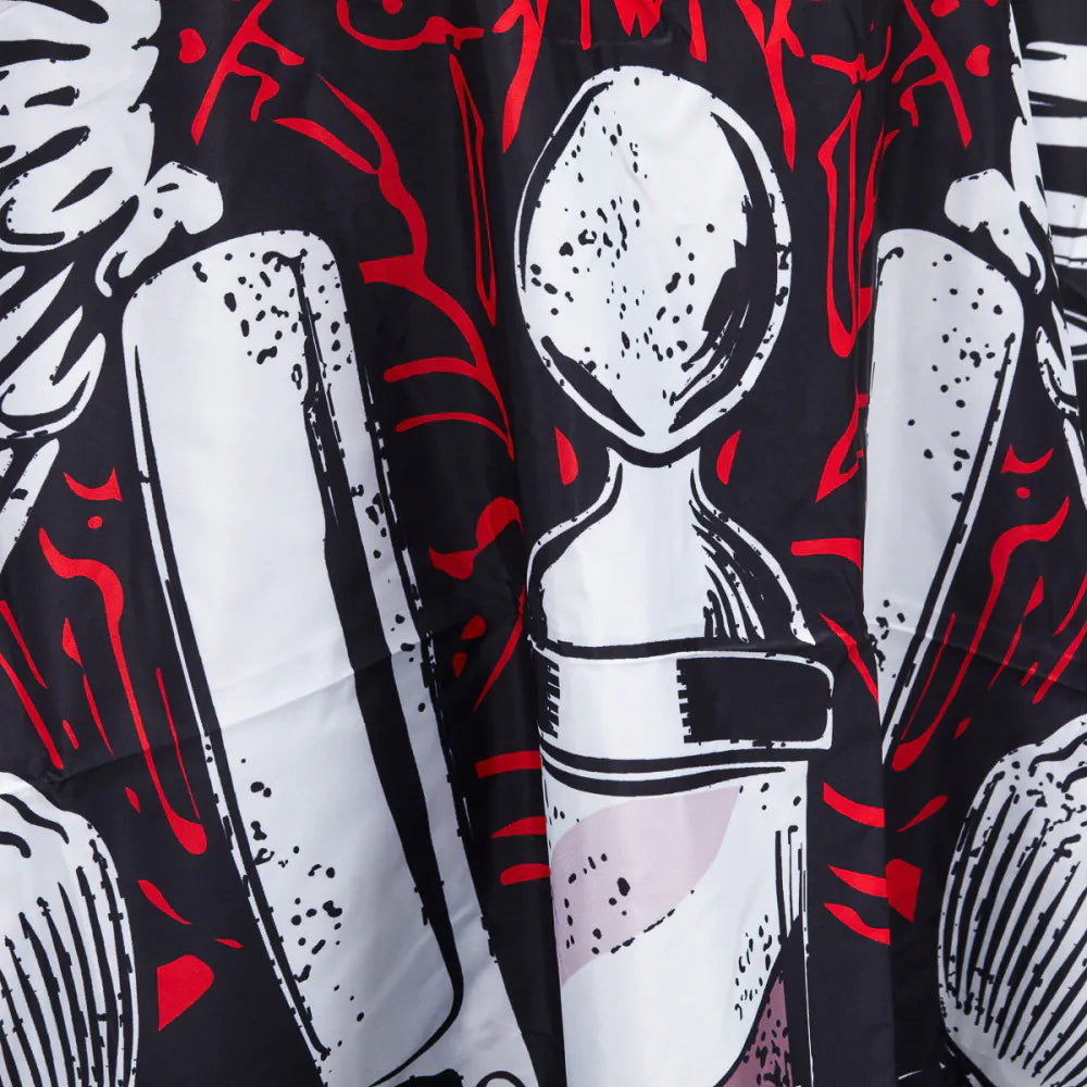 Barberkappa med gummikrage J-457