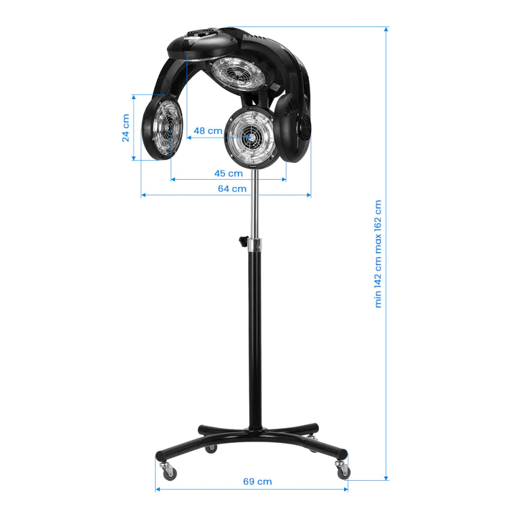 Infrazon Gabbiano GL-505S – Stående Professionell Infrazon med Digital Display