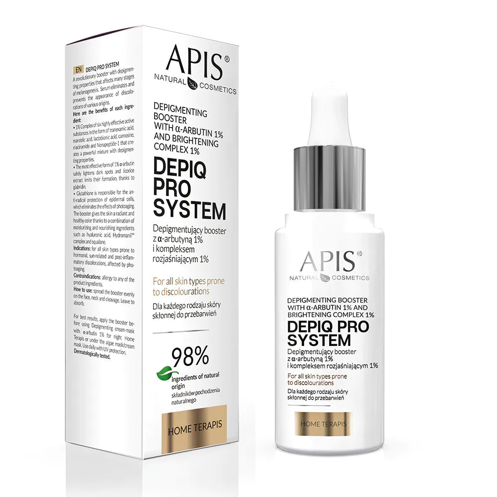 Apis DEPIQ PRO SYSTEM Depigmenteringsbooster med α-Arbutin 1% 30 ml