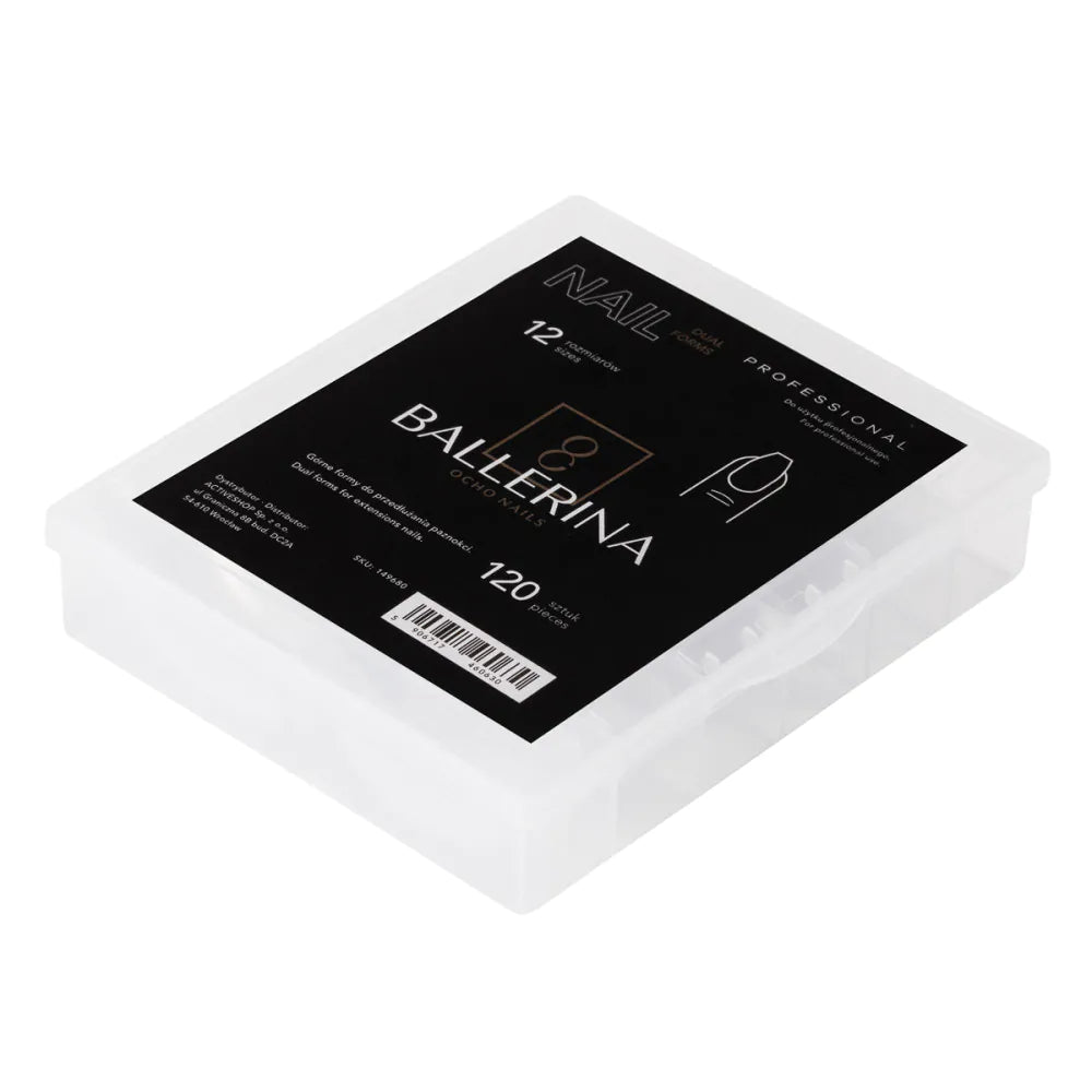 Gel & Akrylgel Ballerina form tippar 120 st.