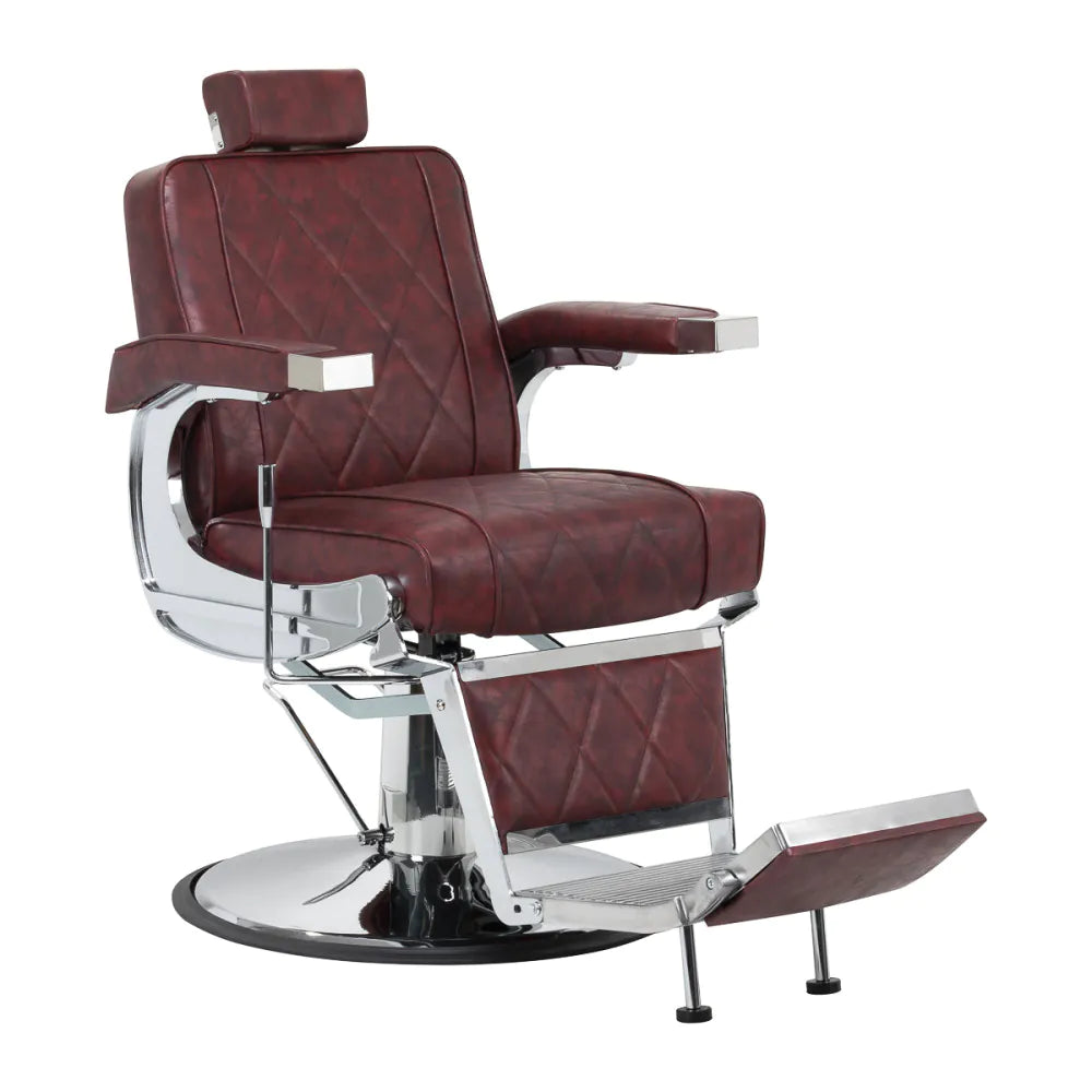 Barberstol Hair System BM88066 – Hydraulisk lyft & justerbart rygg- och fotstöd