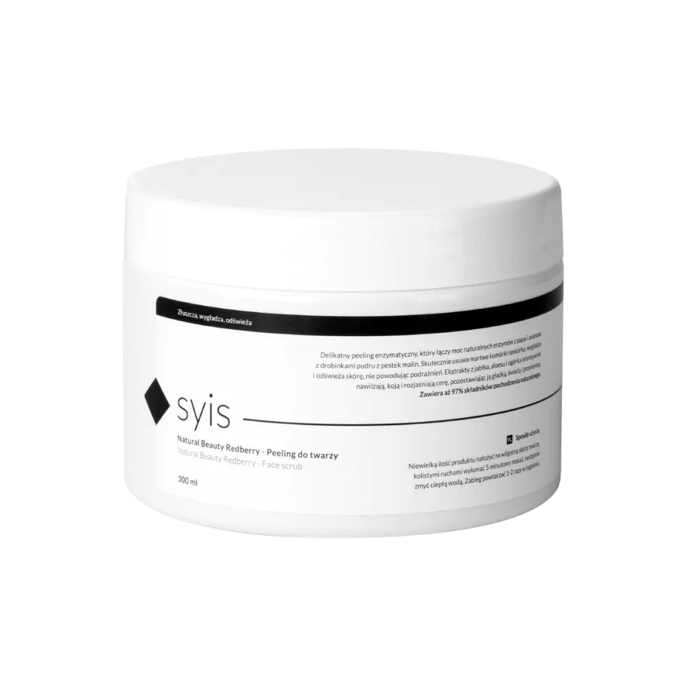 Syis Natural Beauty rödbär ansiktsskrubb 300 ml