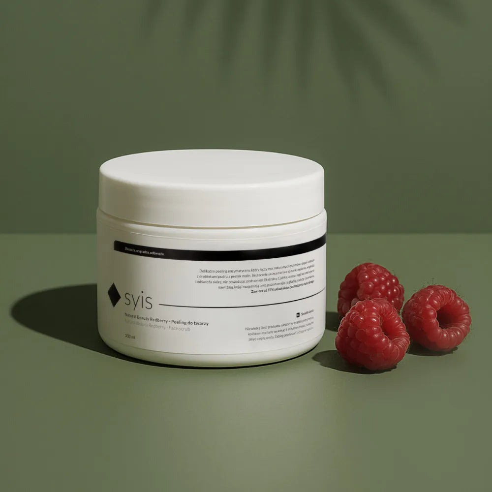 Syis Natural Beauty rödbär ansiktsskrubb 300 ml