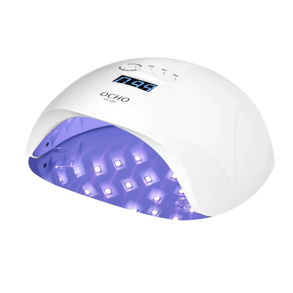 OCHO NAILS X13 65W UV LED Lamp, white with mirror bottom