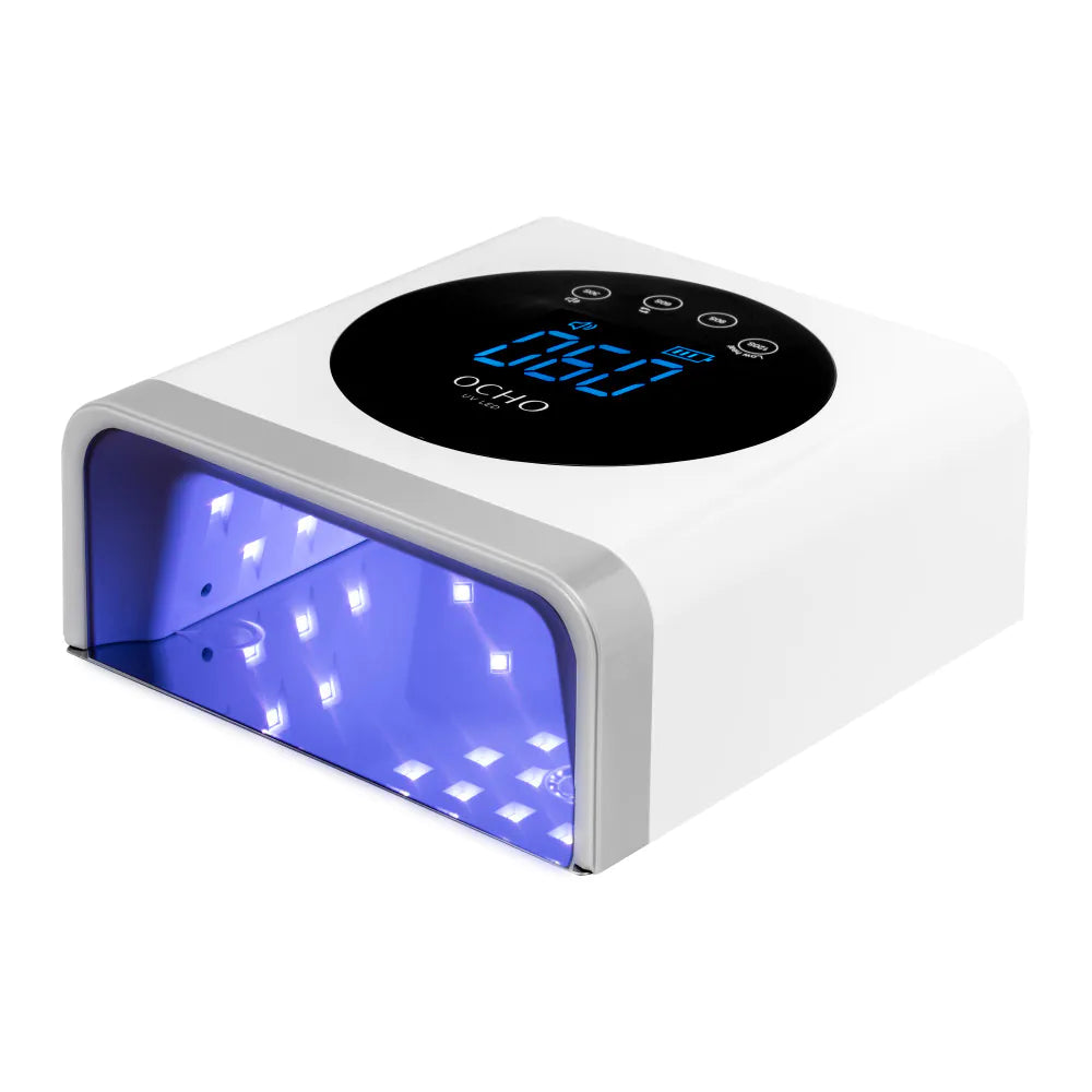 OCHO NAILS X22 72W Trådlös UV LED-lampa, vit