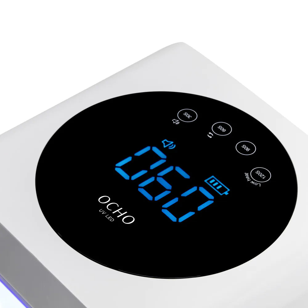OCHO NAILS X22 72W Trådlös UV LED-lampa, vit