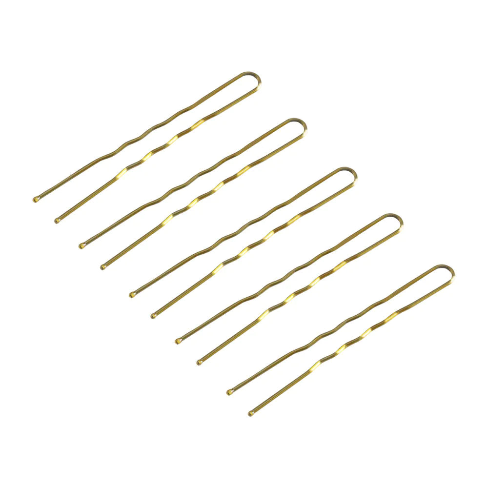 U-formade hårnålar – Chignon Pins 120 st. 5,6 cm guld